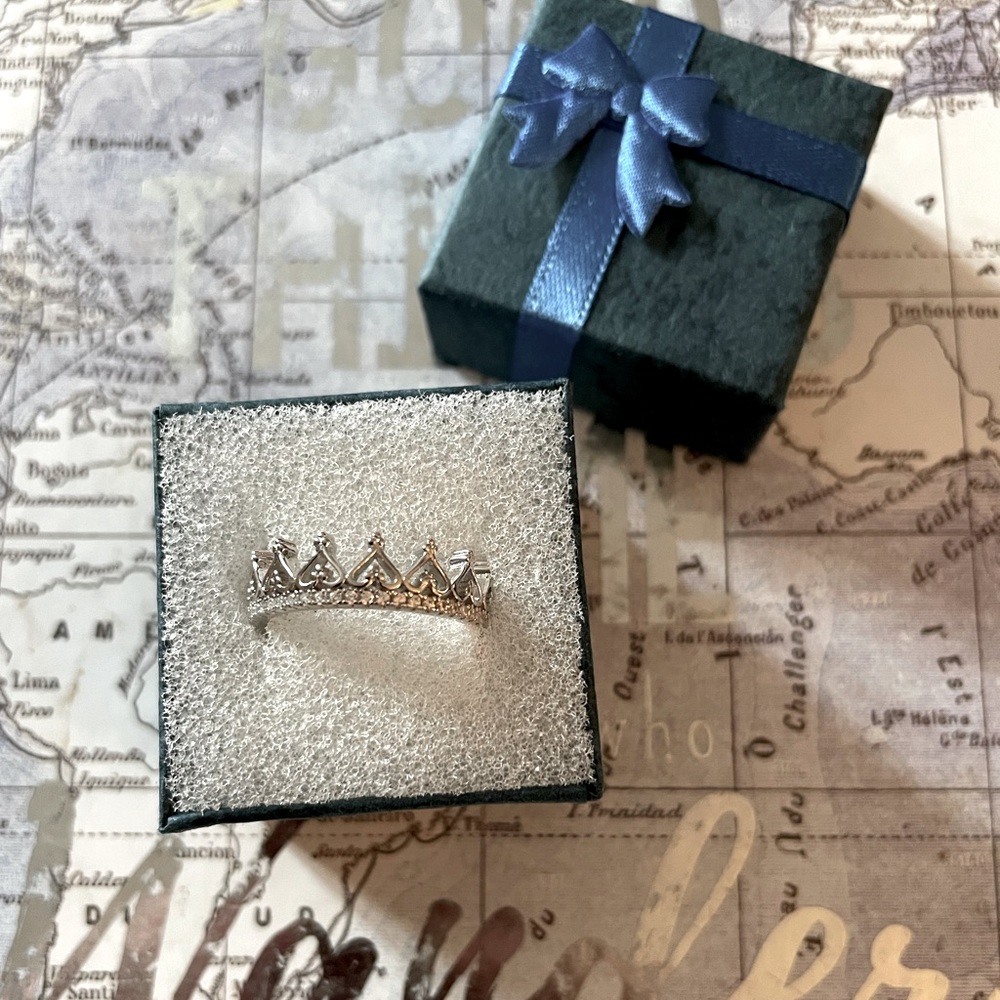 Sterling Silver Eternity Heart Ring